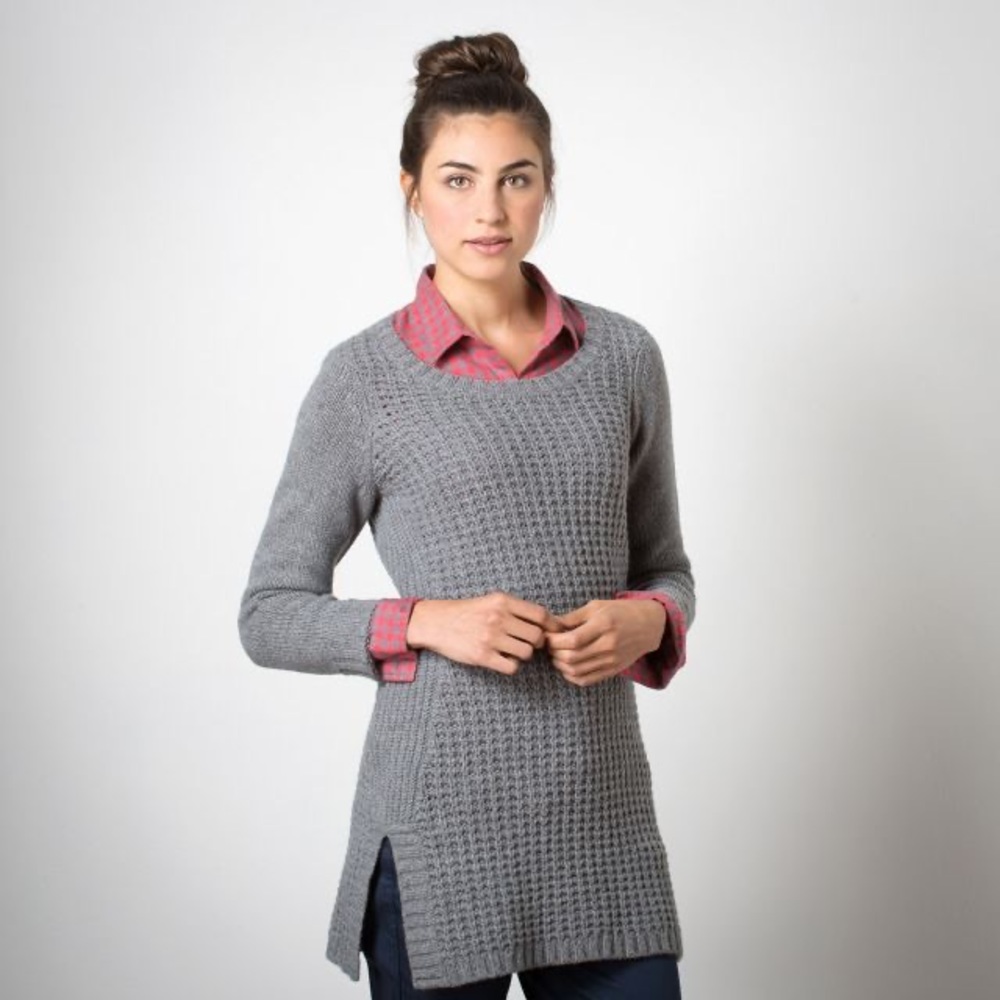 TOAD & co Gray Lambswool Kinley Sweater Tunic